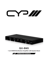 CYP QU-8MS User manual