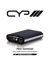 CYP PRO-SDIHDMI User manual