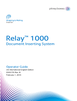 Pitney Bowes Relay® 1000 Inserter User manual