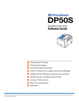 Pitney Bowes DP50P/DP50S Printers User guide