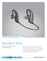 Plantronics BackBeat 903 User guide