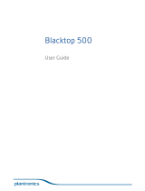 Plantronics Blacktop 500 User guide