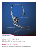 Plantronics Blackwire 200 Series User guide