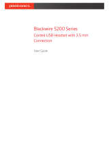Plantronics Blackwire 5200 Series User manual