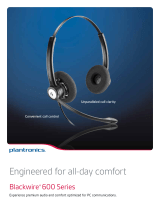 Plantronics Blackwire 600 Series User guide