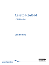 Plantronics Calisto P240 User manual