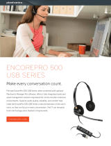 Plantronics EncorePro 500 USB Series User guide