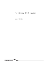 Plantronics Explorer 100 Series User guide