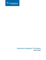 Plantronics Explorer 230 User manual