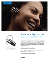 Plantronics Explorer 395 User guide