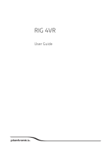 Plantronics RIG 4VR User guide
