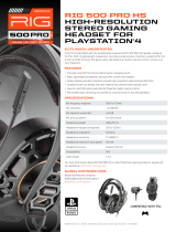 Plantronics RIG 500 PRO HS User guide