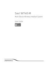 Plantronics Savi W740-M Owner's manual