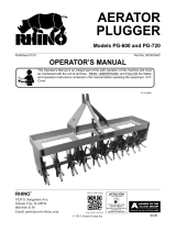 RHINO PG Series Pluggers User manual