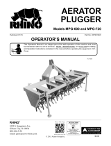 RHINO MPG Series Pluggers User manual