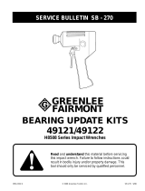 Greenlee H8508 Bearing Update User manual