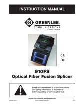 Greenlee 910FS User manual
