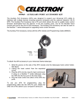 Celestron Auxiliary Port Accessory Kit User manual