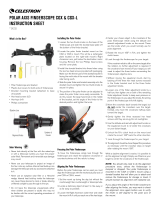 Celestron Polar Axis Finderscope for CGX  CGX-L User manual