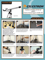 Celestron PowerSeeker 60 EQ Quick Setup