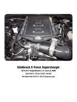 Edelbrock Edelbrock Stage 1 Supercharger Kit #1517 For 2015-18 Chrysler/Dodge 5.7L W/ Tune Installation guide