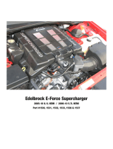 Edelbrock Stage 1 Supercharger Kit #1536 For 2006-10 Chrysler/Dodge 6.1L W/ Tune Installation guide