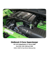 Edelbrock Edelbrock Stage 1 Supercharger Kit #1535 For 2011-14 Chrysler/Dodge 6.4L W/ Tune Installation guide