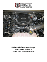 Edelbrock Edelbrock Stg 1 Supercharger Kit #158120 For 2019-20 Ford F-150 5.0L 4V W/O Tune Installation guide