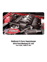 Edelbrock Edelbrock Pro-Tuner Supercharger Kit #1587 For 2010 Mustang GT 4.6L 3V W/O Tune Installation guide