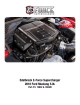 Edelbrock Edelbrock Stage 1 Supercharger Kit #15832 For 2018-20 Ford Mustang 5.0L W/ Tune Installation guide