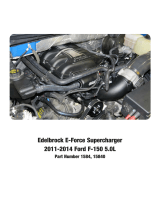 Edelbrock Edelbrock Stage 1 Supercharger #15840 For 2011-14 Ford F-150 5.0L 4V W/O Tune Installation guide