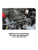 Edelbrock Stg 1 Supercharger #1588 For 2011-14 Mustang GT 5.0L 4V Coyote W/ Tune Installation guide