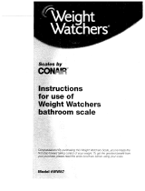 Conair WW87 User manual