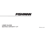 Fishman Acoustic Matrix Pickup Narrow Format Owner's manual