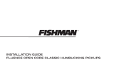 Fishman Fluence Open Core Classic Humbucker Installation guide
