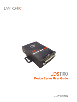 Lantronix UDS1100 / UDS1100-PoE User guide