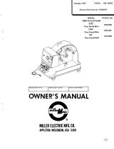 Miller 2900 CONTRO Owner's manual
