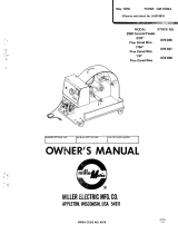 Miller 2900 CONTRO Owner's manual
