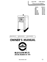 Miller 320P Owner's manual