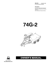Miller 74G-2 Owner's manual