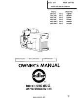 Miller HG061707 Owner's manual