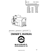 Miller HF861608 Owner's manual