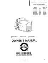 Miller HF833307 Owner's manual
