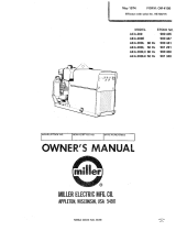 Miller HE738715 Owner's manual