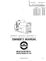 Miller HF834950 Owner's manual