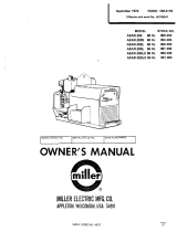 Miller AEAD-200L Owner's manual