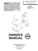 Miller AFT-100 FLUX TANK Owner's manual