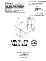 Miller GA-60CF GUN Owner's manual