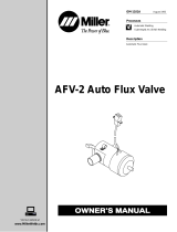 Miller AFV-2 AUTO FLUX VALVE Owner's manual