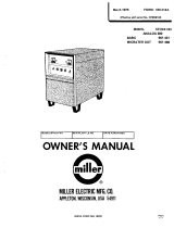 Miller HF859183 Owner's manual